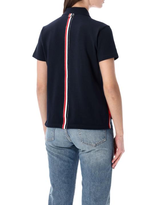 26SS 톰브라운 반팔 티셔츠 FJP014A00050 415 NAVY - THOM BROWNE