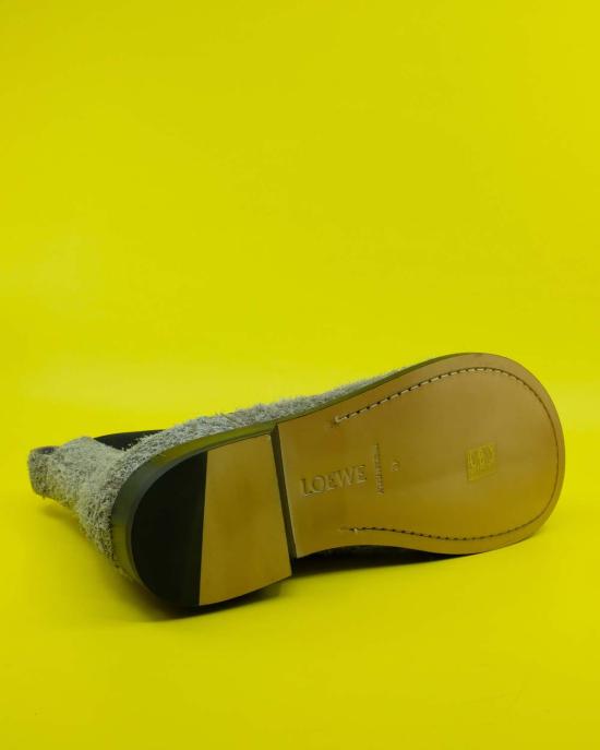  로에베 부츠 브러시드 스웨이드 캄포 첼시 - LOEWE
