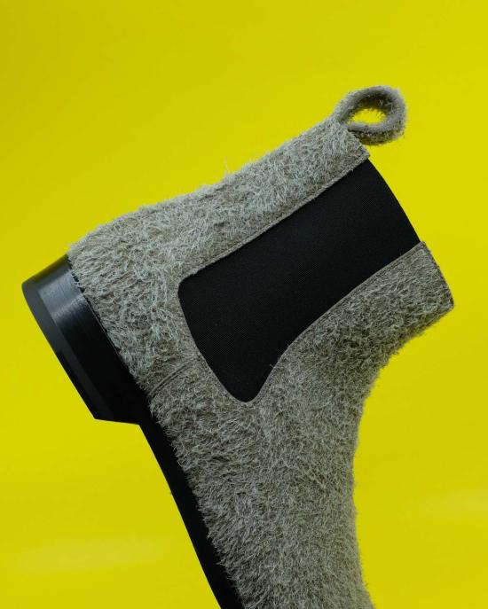  로에베 부츠 브러시드 스웨이드 캄포 첼시 - LOEWE