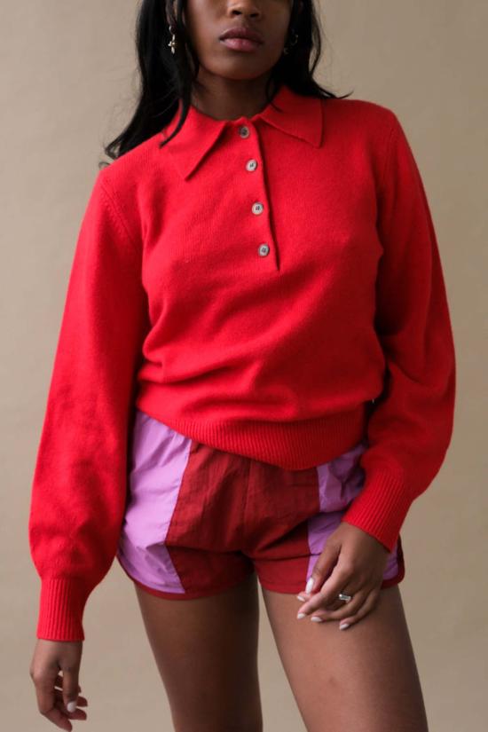  [키즈] 보보쇼즈 쇼츠/버뮤다 키즈 보보 초스 컬러 블록 스포티 쇼츠 레드/핑크 - BOBO CHOSES