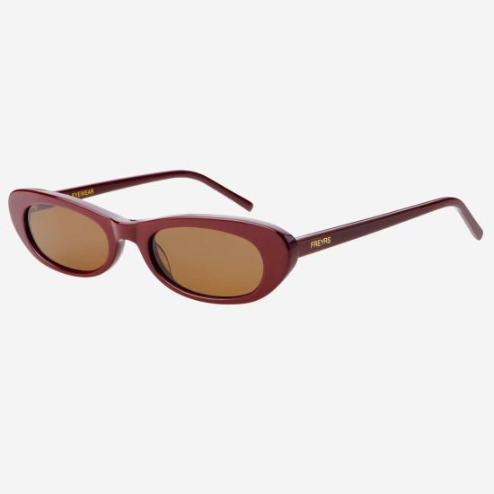  프레어스 아이웨어 안경 프레이르스 아이웨어 소피 캣아이 선글라스 버건디 - FREYRS EYEWEAR