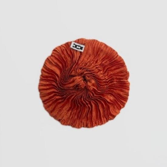  AZUR 긴팔 티셔츠 아주르 플리세 새틴 실크 소매 탑 - OTHER BRANDS