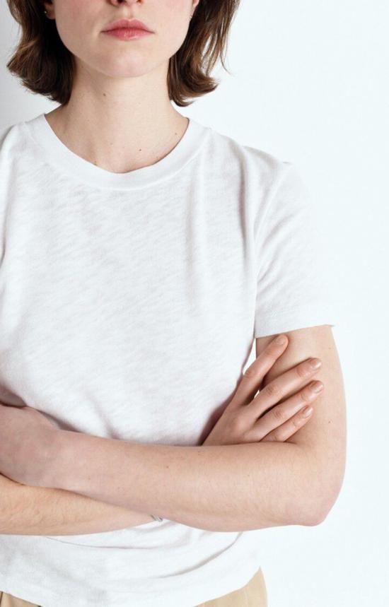  아메리칸 빈티지 반팔 티셔츠 소노마 티셔츠 화이트 - AMERICAN VINTAGE