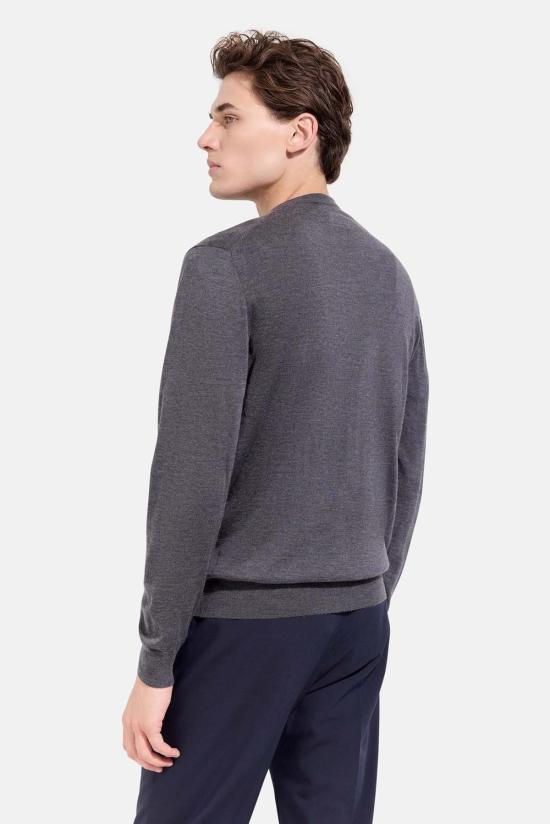  필리포 드 로렌티스 스웨터 울 실크 캐시미어 V넥 - FILIPPO DE LAURENTIIS