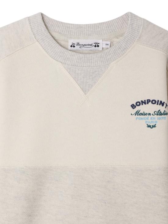 26SS [키즈] 봉쁘앙 트레이닝 상의 S06BSWK00006K 192A GREY - BONPOINT