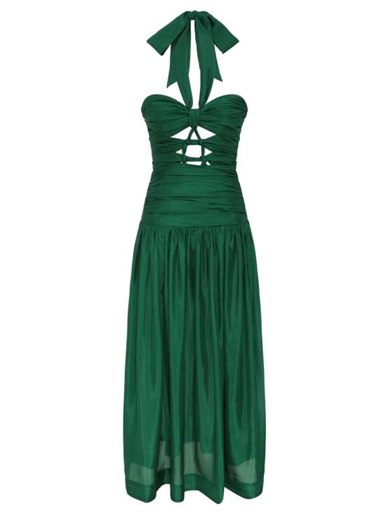 26SS 짐머만 롱 원피스 6181DRS263 EME GREEN