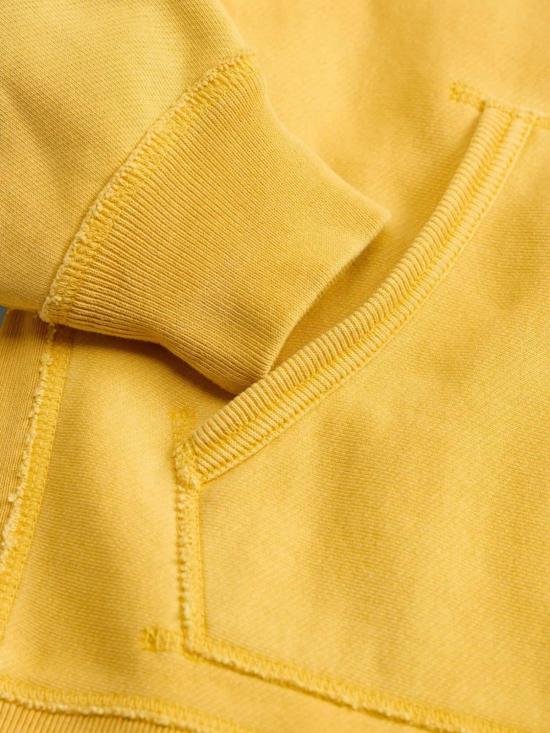  더블알엘 긴팔 티셔츠 Rrl 가먼트 다이드 플리스 후드티 옐로우 - RRL