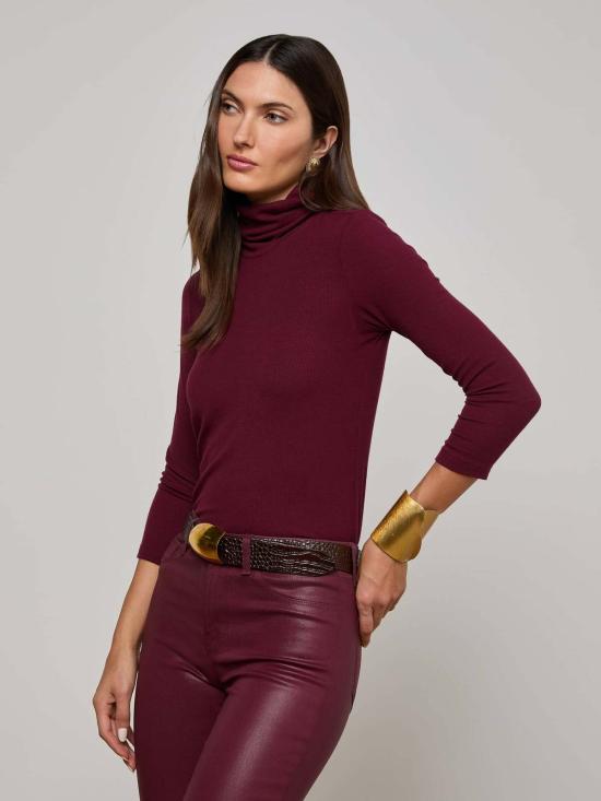  라장스 터틀넥 아자  탑 - L'AGENCE