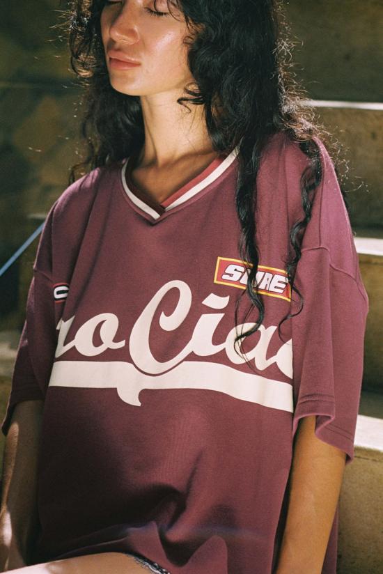  CIAO CIAO 긴팔 티셔츠 Ciao Ciao Enzo 스포츠 저지  버건디 - OTHER BRANDS