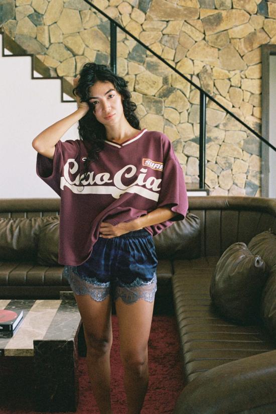  CIAO CIAO 긴팔 티셔츠 Ciao Ciao Enzo 스포츠 저지  버건디 - OTHER BRANDS