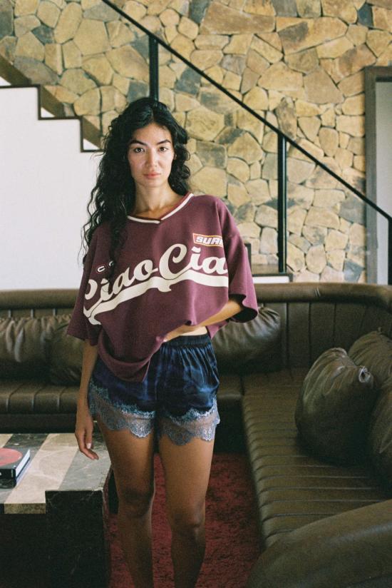  CIAO CIAO 긴팔 티셔츠 Ciao Ciao Enzo 스포츠 저지  버건디 - OTHER BRANDS