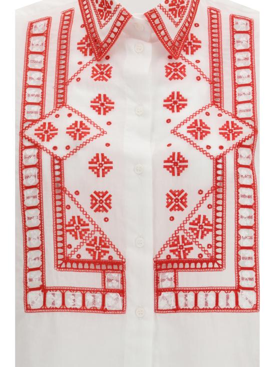 26SS 에르마노 설비노 셔츠 D482K322RGWJ B4829 WHITE - ERMANNO SCERVINO