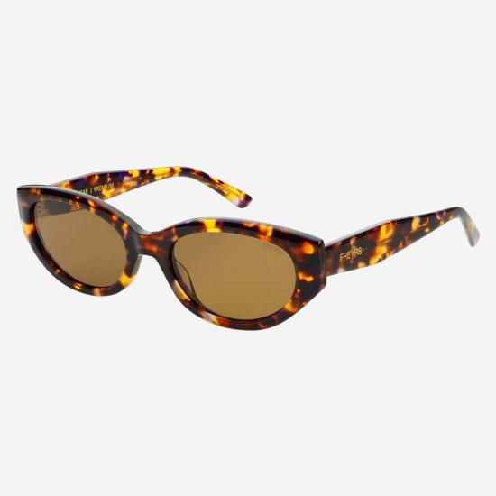  프레어스 아이웨어 안경 프레이르스 아이웨어 아멜리 아세테이트 캣아이 선글라스 호피무늬 - FREYRS EYEWEAR