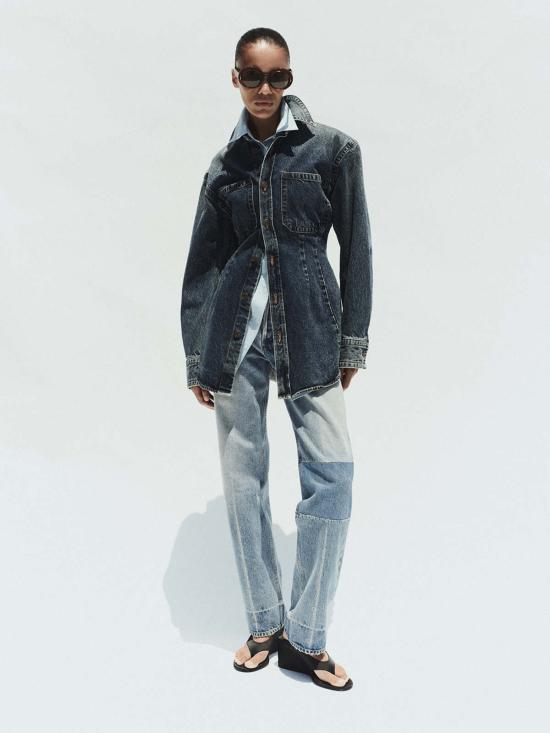  에이골디 데님 셔츠 아골데 윌마 셔츠 양식 - AGOLDE