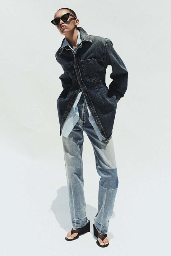  에이골디 데님 셔츠 아골데 윌마 셔츠 양식 - AGOLDE