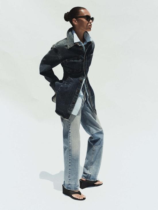  에이골디 데님 셔츠 아골데 윌마 셔츠 양식 - AGOLDE