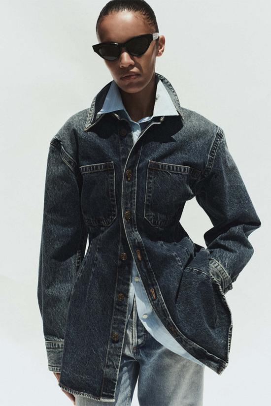  에이골디 데님 셔츠 아골데 윌마 셔츠 양식 - AGOLDE