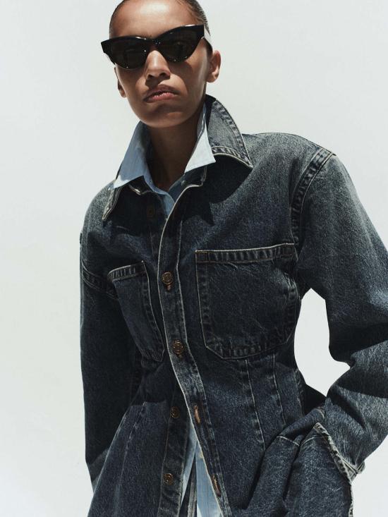  에이골디 데님 셔츠 아골데 윌마 셔츠 양식 - AGOLDE