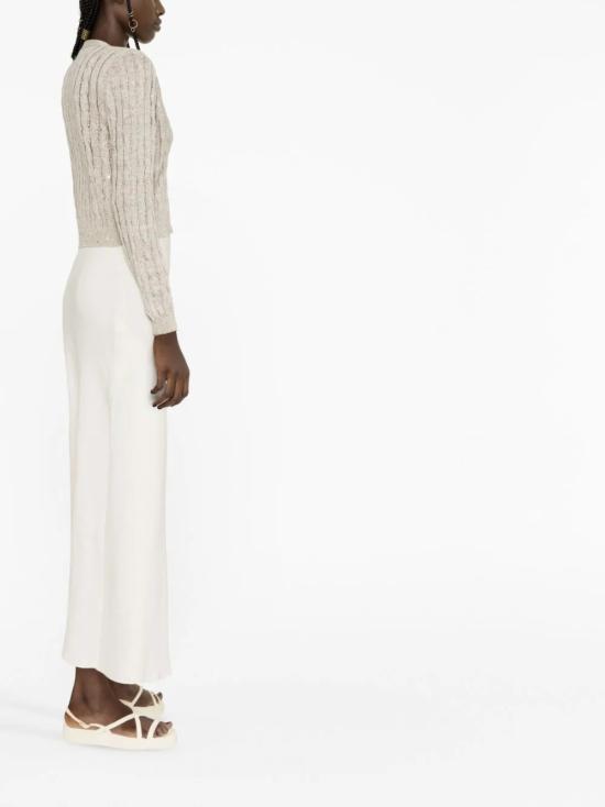 26SS 브루넬로 쿠치넬리 롱 스커트 MH126G3396C600 White - BRUNELLO CUCINELLI