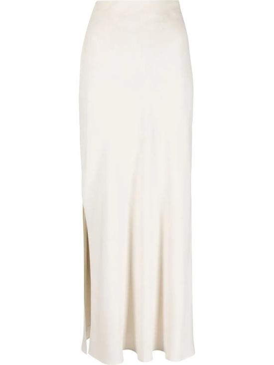 26SS 브루넬로 쿠치넬리 롱 스커트 MH126G3396C600 White