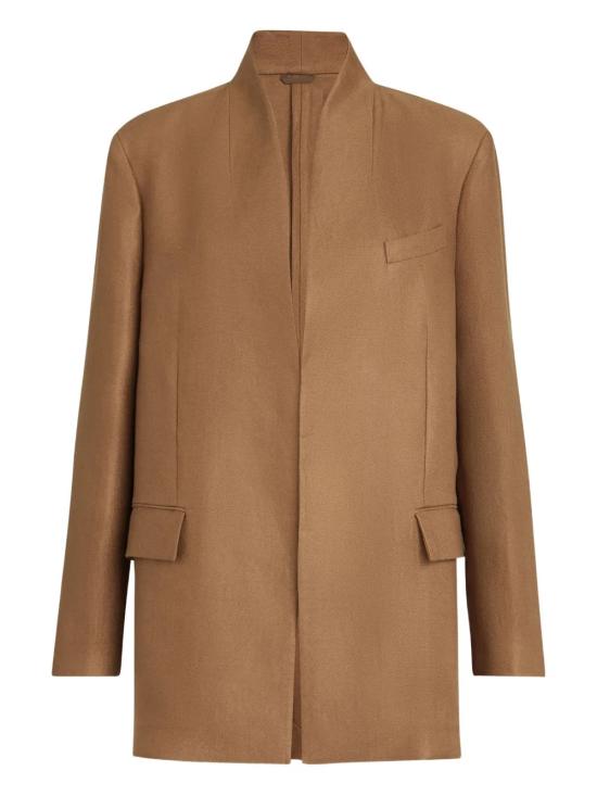 26SS 브루넬로 쿠치넬리 리넨 재킷 MH5277487C9850 Brown