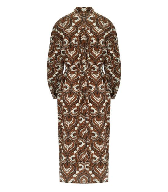 26SS 위켄드막스마라 롱 원피스 2615221061600 001 38 Brown - WEEKEND MAX MARA