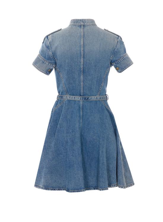 26SS 알렉산더 맥퀸 미디 원피스 857116 QMAD14383 Blue - ALEXANDER MCQUEEN