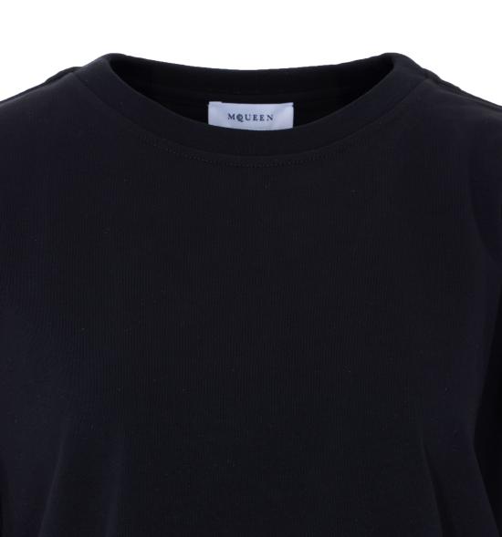 26SS 알렉산더 맥퀸 반팔 티셔츠 850805 QLAE61000 Black - ALEXANDER MCQUEEN