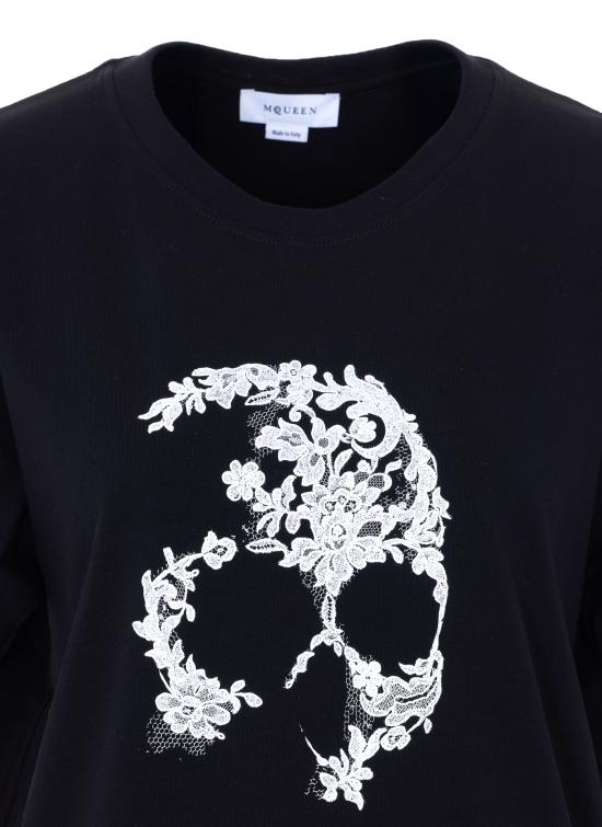 26SS 알렉산더 맥퀸 반팔 티셔츠 858340 QZAQP0901 Black - ALEXANDER MCQUEEN