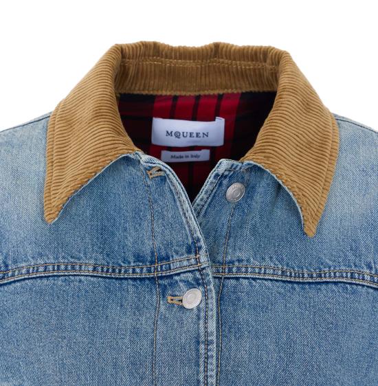 26SS 알렉산더 맥퀸 수트 자켓 852182 QMAD04383 Blue - ALEXANDER MCQUEEN