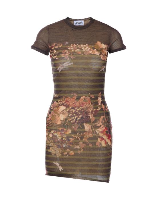 26SS 장 폴 고티에 미디 원피스 DR114 M014P4190 Green