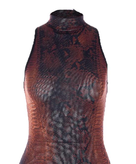 26SS 장 폴 고티에 미디 원피스 DR109 M012P6000 Brown - JEAN PAUL GAULTIER