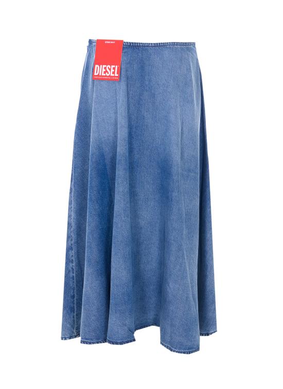 26SS 디젤 미디 스커트 A20376 068VY01 Blue - DIESEL