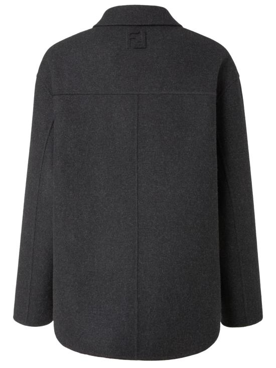 25FW 펜디 코트 FW1415AOYA F0TY6 Black - FENDI