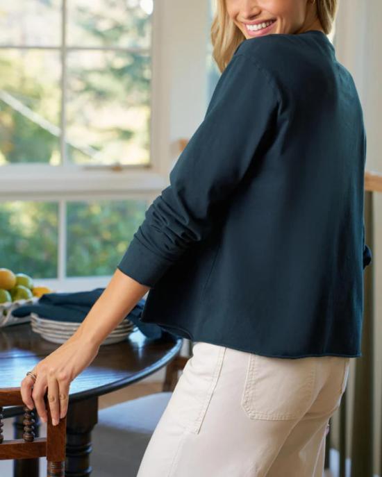  프랭크 앤 에일린 가디건 프랭크 & 아일린 재키 스웨트셔츠 카디건 영국 해군 - FRANK & EILEEN