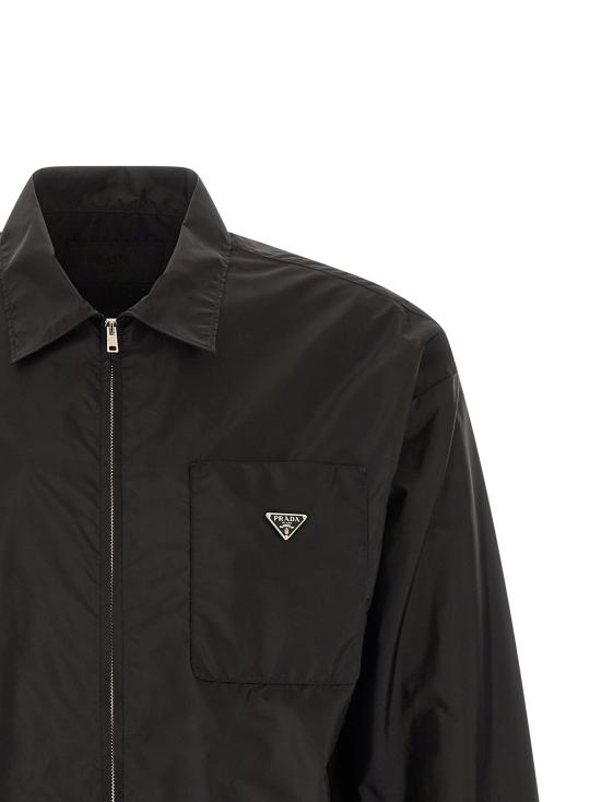 26SS 프라다 긴팔 셔츠 SC847SOOO1WQ9F0002 Black - PRADA