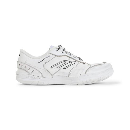 26SS 발렌시아가 햄튼스 미디움 원 아웃 스니커즈 841763 WCURS 9000 WHITE - BALENCIAGA