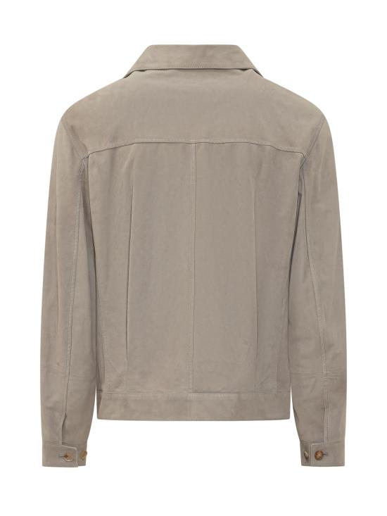 26SS 브루넬로 쿠치넬리 가죽 자켓 MPCFN2064 C8087 KAKY - BRUNELLO CUCINELLI