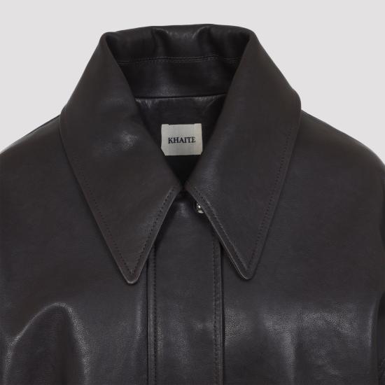 26SS 케이트 가죽 자켓 6166729 L729 950 DARK BROWN - KHAITE