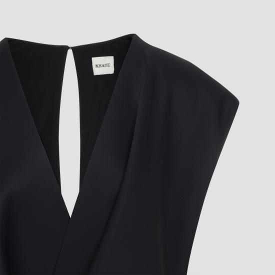 26SS 케이트 미디 원피스 55834070 W4070 200 BLACK - KHAITE