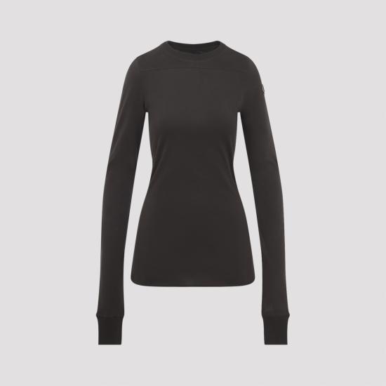 26SS 릭오웬스 몽클레어 긴팔 티셔츠 MU01F8D01 89AHD 256 DARK DUST - RICK OWENS MONCLER