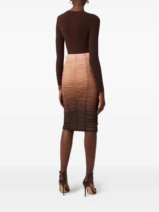 26SS 엘리자베타프랜치 가디건 MK88B61E2 644 CACAO - ELISABETTA FRANCHI