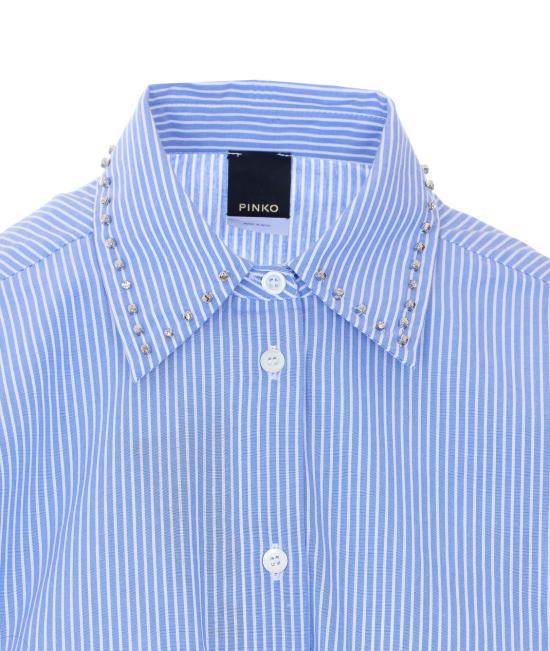 26SS 핑코 셔츠 106277 A32RZE5 Blue - PINKO