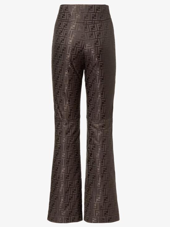 25FW 펜디 가죽 팬츠 FAB403AT91 F1T6H Brown - FENDI