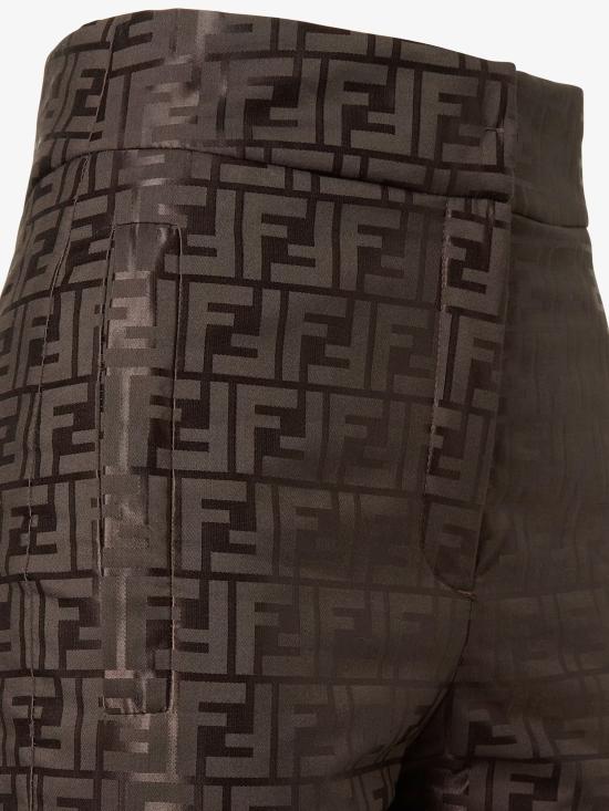 25FW 펜디 가죽 팬츠 FAB403AT91 F1T6H Brown - FENDI