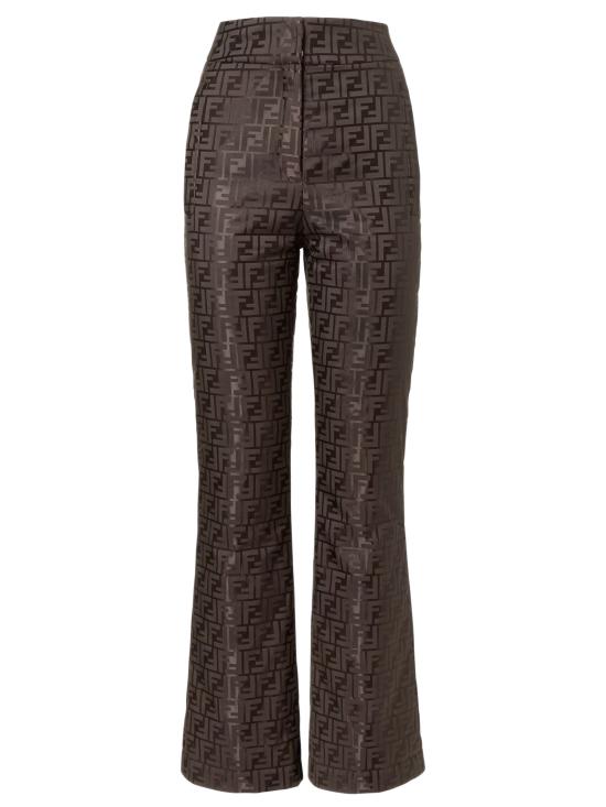 25FW 펜디 가죽 팬츠 FAB403AT91 F1T6H Brown