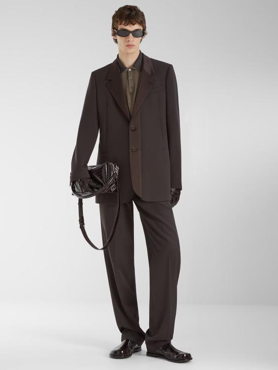 25FW 펜디 스트레이트 팬츠 FB1089ASCB F0TY8 Brown - FENDI