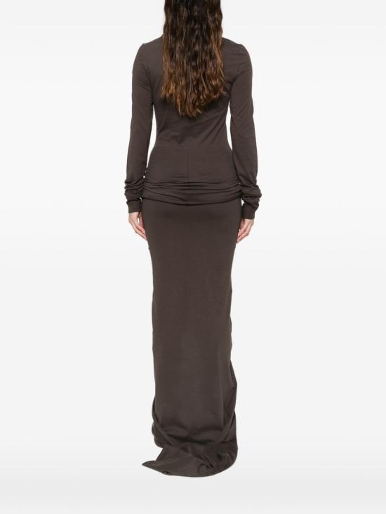 26SS 릭오웬스 몽클레어 스웨터 MU01F8D01 89AHD256 Grey - RICK OWENS MONCLER