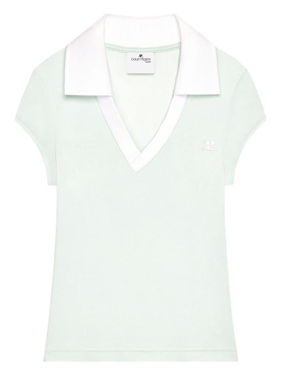 26SS 쿠레쥬 폴로 티셔츠 126JPO057JS0195 B216 Clear Blue