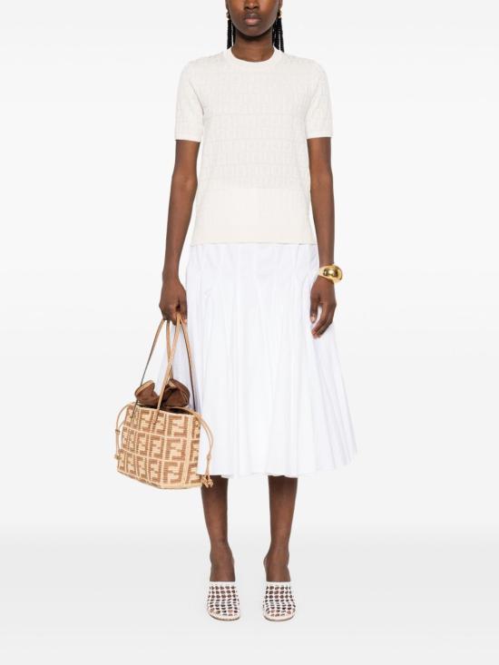 26SS 펜디 스웨터 FZXD57 AUZRF0ZNM White - FENDI